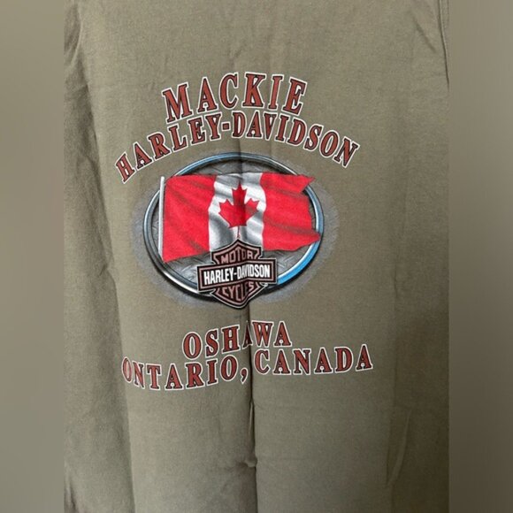 Harley Davidson Army Green Tank Top - Picture 7 of 7